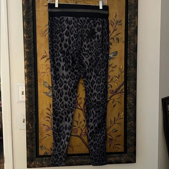 GOLDBERGH HYO JOGGERS grey leopard print Medium